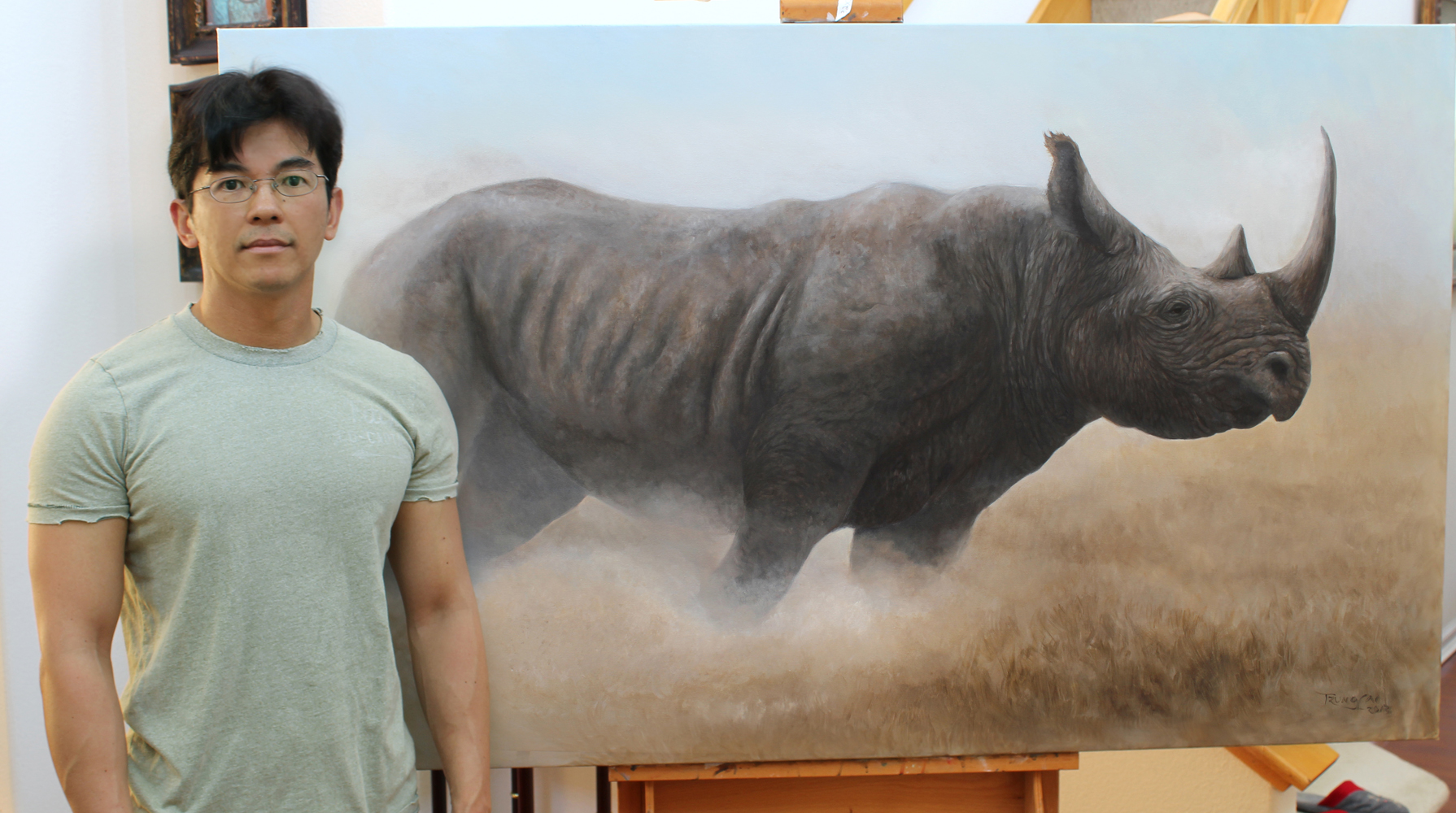 Photo with Unstoppable Black Rhino